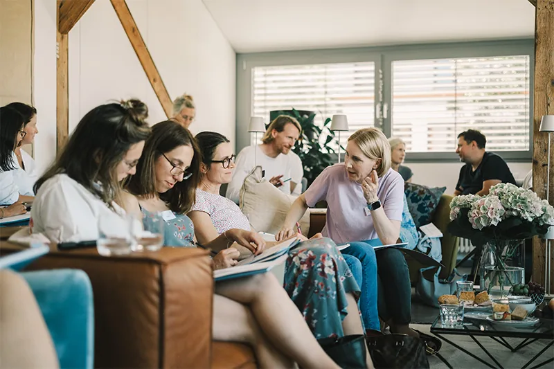 Gruppenarbeit im Workshop