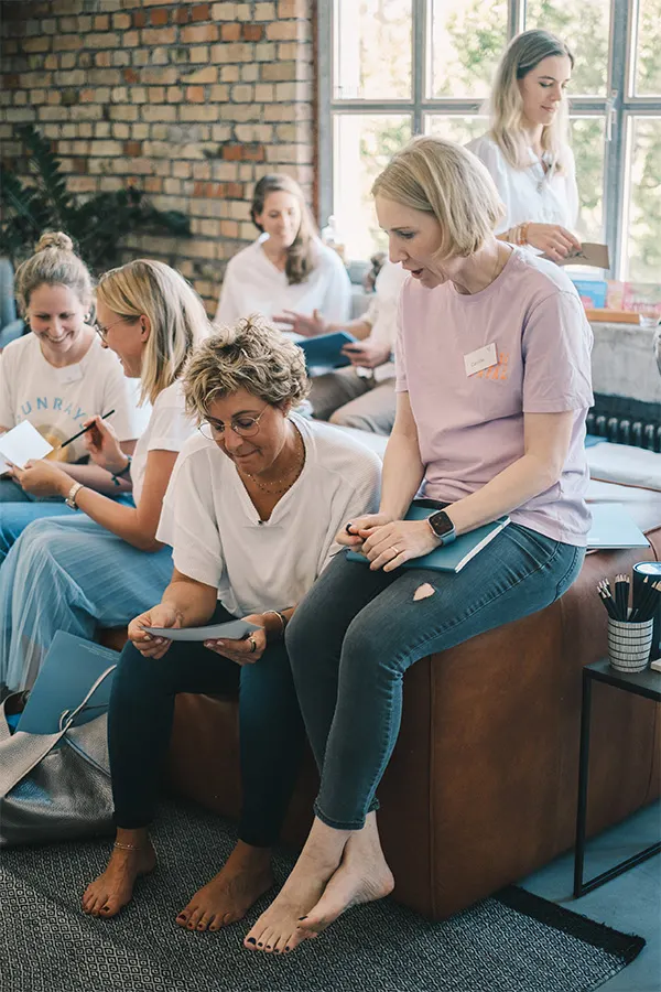 Teilnehmerinnen im Workshop